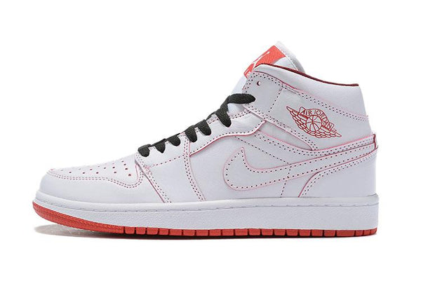 Nike Air Jordan 1 Mid SE 'White Gym Red' Sneaker Shoes Sale Men Size 7-12