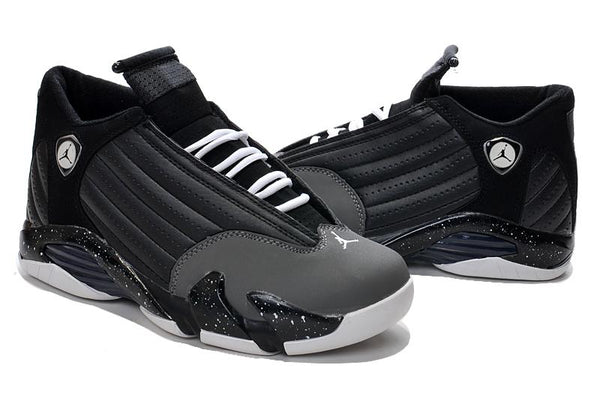 Nike Air Jordan 14 Retro Black Grey Sneaker Shoes Sale Men Size 7-13