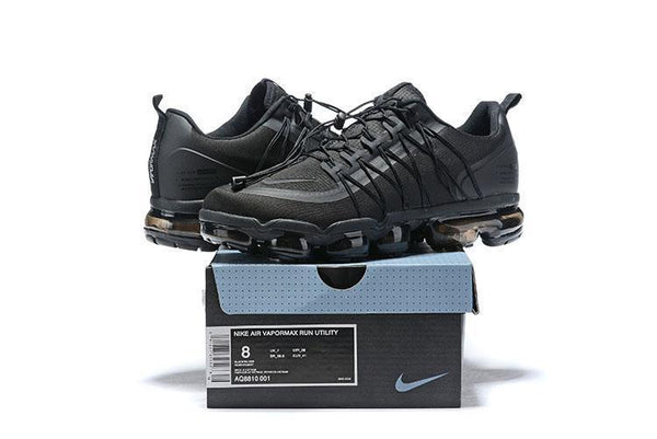 Nike Air Vapormax Run Utility All Black Shoes Sneakers Men Sale Size US 7, 8, 8.5, 9, 10, 11