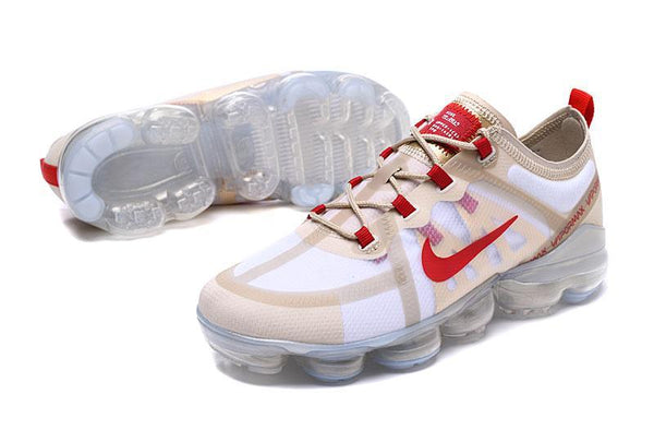 Nike Air Vapormax 2019  'White Red' Shoes Sneakers Men Women Sale Size US 7, 8, 8.5, 9, 10, 11