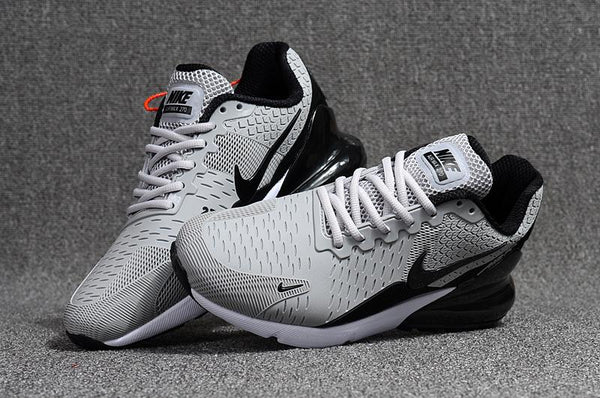 Nike Air Max 270 React Light Grey Sneaker Shoes Sale Men Women Size 5.5 - 11