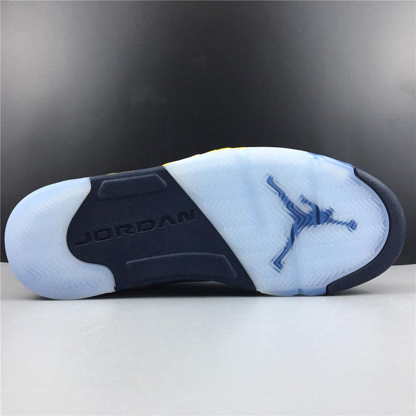 Nike Air Jordan 5 Retro 'Michigan' Men Shoes Sale Sneaker Size US 7, 8, 8.5, 9, 10, 11, 12, 13