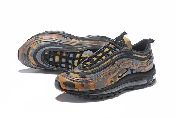 Nike Air Max 97 Camouplage Brown Black Shoes Sale Size US 7, 8, 8.5, 9, 10, 11