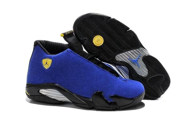Nike Air Jordan 14 Retro Blue Black Sneaker Shoes Sale Men Size 7-13