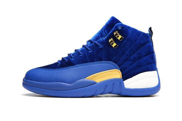 Nike Air Jordan 12 Retro Blue Velvet Shoes Basketball Men Sale Size US 7 - 13