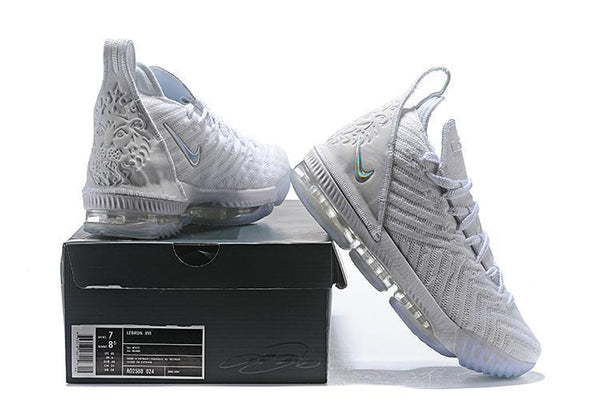 Nike Lebron XVI 16 EP Grey White Men Shoes Sale Size US7,8,8.5,9,10,11,12