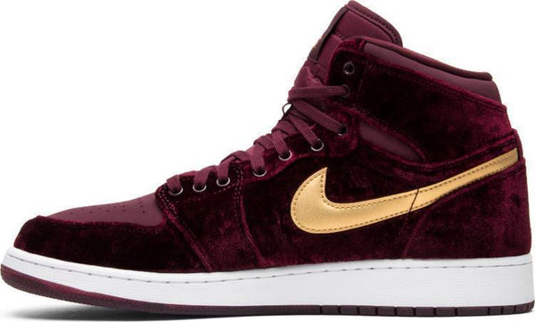 Nike Air Jordan 1 High Heiress GG 'Velvet' Shoes Basketball Men Sale Size US 7, 8, 8.5, 9, 10, 11, 12, 13
