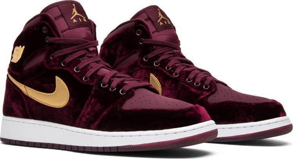Nike Air Jordan 1 High Heiress GG 'Velvet' Shoes Basketball Men Sale Size US 7, 8, 8.5, 9, 10, 11, 12, 13