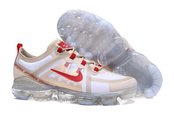 Nike Air Vapormax 2019  'White Red' Shoes Sneakers Men Women Sale Size US 7, 8, 8.5, 9, 10, 11