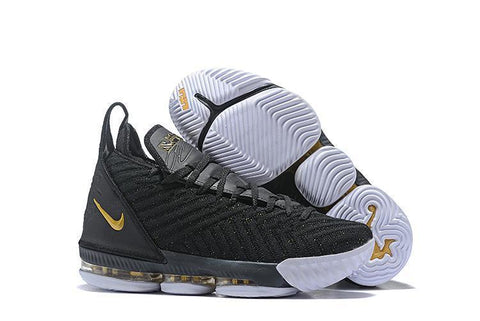 Nike Lebron XVI 16 EP Black Gold Men Shoes Sale Size US7,8,8.5,9,10,11,12
