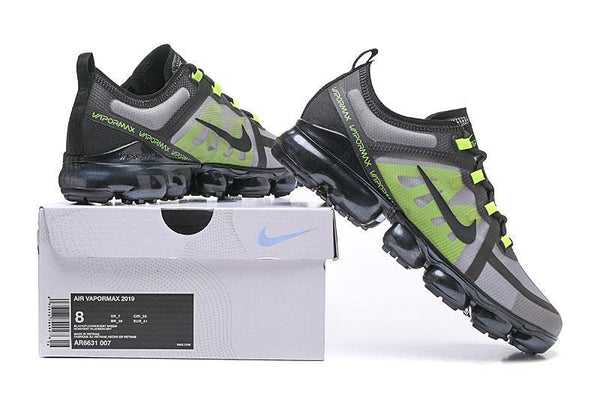 Nike Air Vapormax 2019  'Black Green' Shoes Sneakers Men Women Sale Size US 7, 8, 8.5, 9, 10, 11
