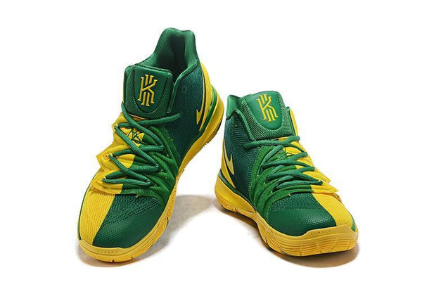 Kyrie 5 Yellow Green Basketball Shoes Men Sale Size US 7,8,8.5,9.5,10,11,12
