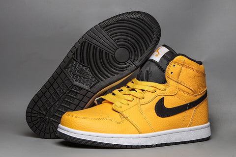 Nike Air Jordan 1 Mid 'University Gold' Sneaker Shoes Sale Men Size 7-12