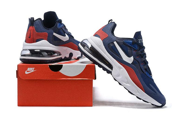 Nike Air Max 270 React GS 'Navy Red' Sneaker Shoes Sale Men Size 5.5 - 11