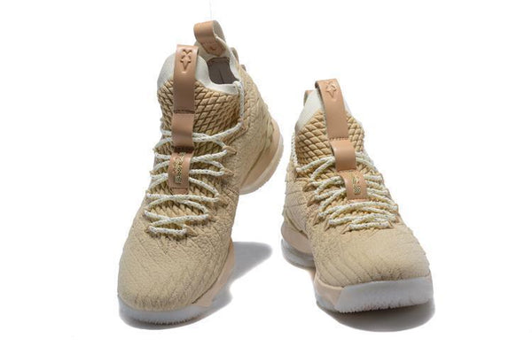 Nike Lebron XV 15 Brown White Men Shoes Sale Size US7,8,8.5,9,10,11,12