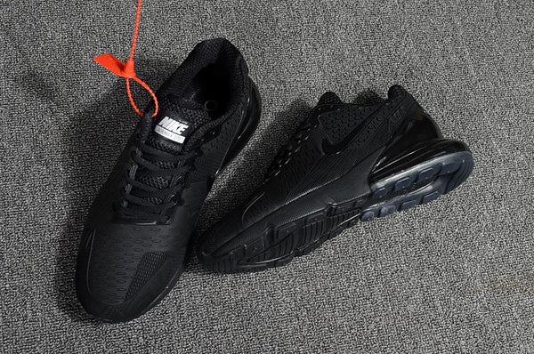 Nike Air Max 270 All Black Sneaker Shoes Sale Men Women Size 5.5 - 11