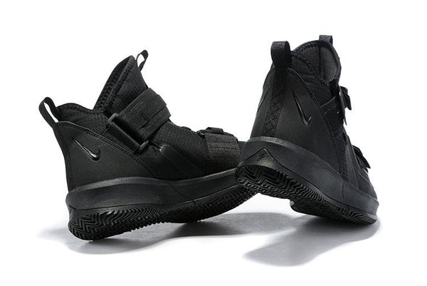 Nike Lebron Soldier XIII 13 All Black Men Sneaker Shoes Sale Size US7,8,8.5,9,10,11,12