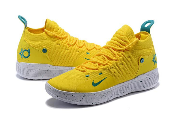 Nike Zoom KD11 Yellow Men Shoes Sneaker Sale Size US 7,8,8.5,9.5,10,11,12