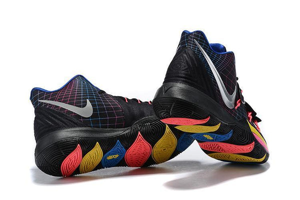 Kyrie 5 Neon Black Caro Basketball Shoes Men Sale Size US 7,8,8.5,9.5,10,11,12