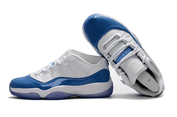 Nike Air Jordan 11 Retro Low UNC White University Blue Basketball Men Size US 7 - 13