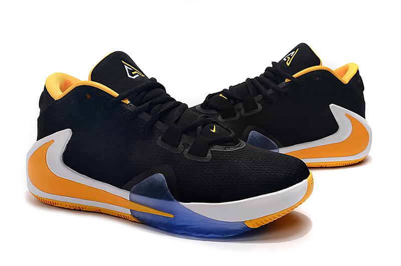 Nike Zoom Freak 1 Black Orange Basketball Sneaker Shoes Sale Size US 7,8,8.5,9.5,10,11,12
