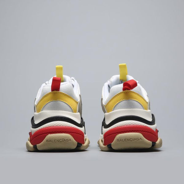 Balenciaga Triple S Trainer  'White Yellow' 2018 Shoes Sneaker Sale Men Women Size 35-45
