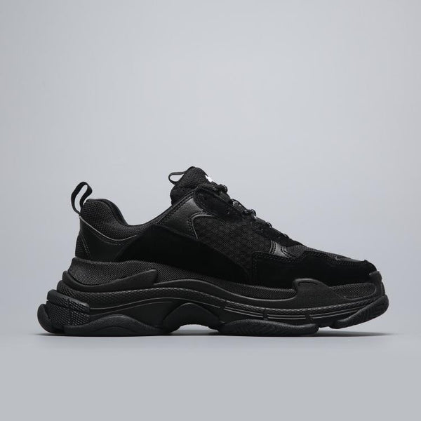 Balenciaga Triple S Trainer 'All Black Distressed' Shoes Sneaker Sale Men Women Size 35-45