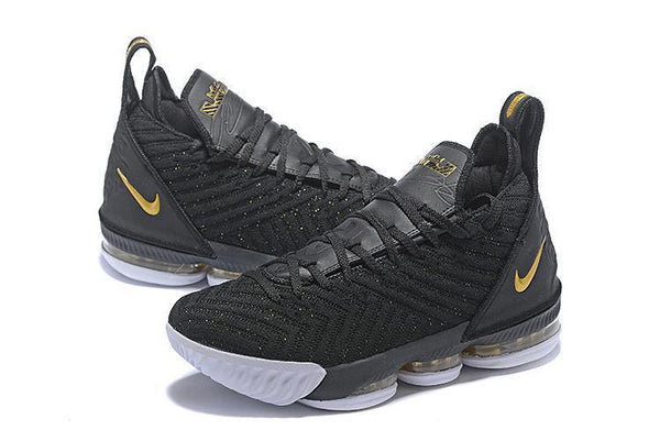 Nike Lebron XVI 16 EP Black Gold Men Shoes Sale Size US7,8,8.5,9,10,11,12