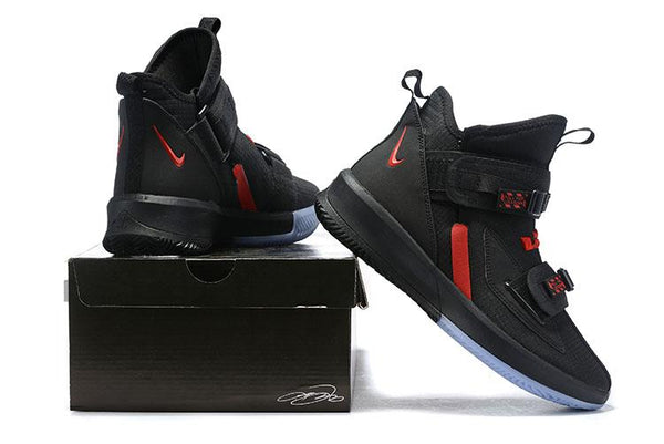 Nike Lebron Soldier XIII 13 Black Red Men Sneaker Shoes Sale Size US7,8,8.5,9,10,11,12