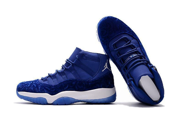Nike Air Jordan 11 PRM Velvet Heiress Royal Blue Basketball Men Size US 7 - 13