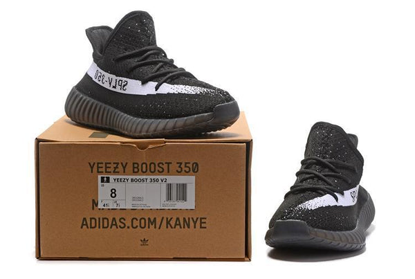 Adidas YEEZY BOOST 350 V2 'Black White' Shoes Men Women Sneaker Sale All Size US 7-11