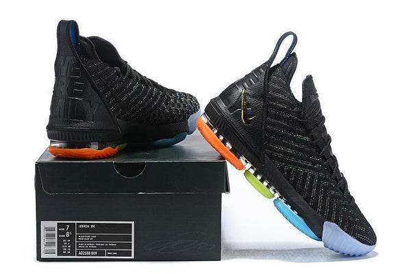 Nike Lebron XVI 16 EP Black Blue Men Shoes Sale Size US7,8,8.5,9,10,11,12
