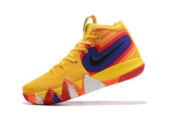 Nike Kyrie 4 "70s" Yellow Men Basketball Shoes Sale Size US 7,8,8.5,9.5,10,11,12