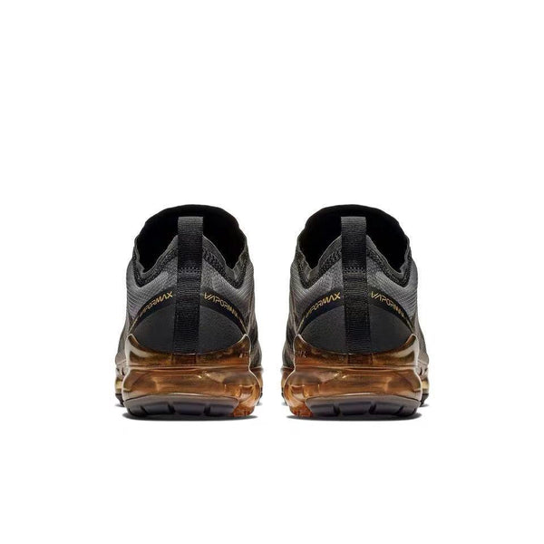 Nike Air Vapormax 2019 'Black Gold' Shoes Sneakers Men Women Sale Size US 7, 8, 8.5, 9, 10, 11