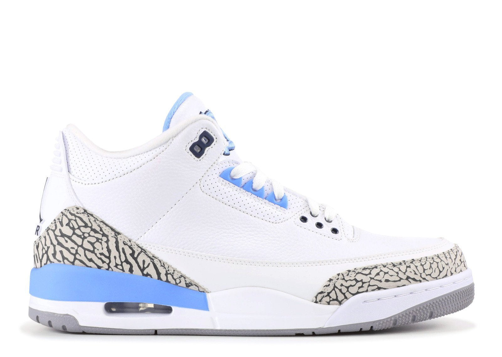 Nike Air Jordan 3 Retro UNC Men Shoes Sale Size US 7, 8, 8.5, 9, 10, 11, 12, 13