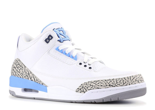 Nike Air Jordan 3 Retro UNC Men Shoes Sale Size US 7, 8, 8.5, 9, 10, 11, 12, 13