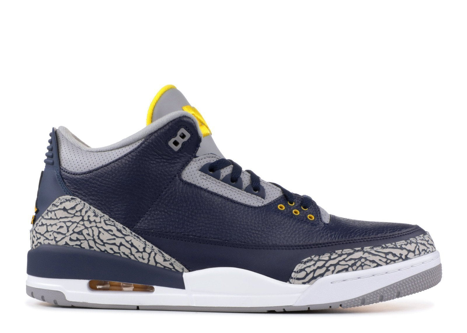 Nike Air Jordan 3 Retro Michigan PE Men Shoes Sale Size US 7, 8, 8.5, 9, 10, 11, 12, 13