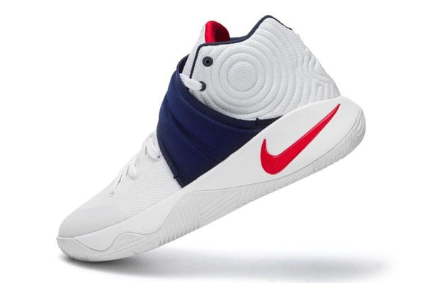 Nike Kyrie 2 USA White Navy Red Men Basketball Shoes Sale Size US 7,8,8.5,9.5,10,11,12