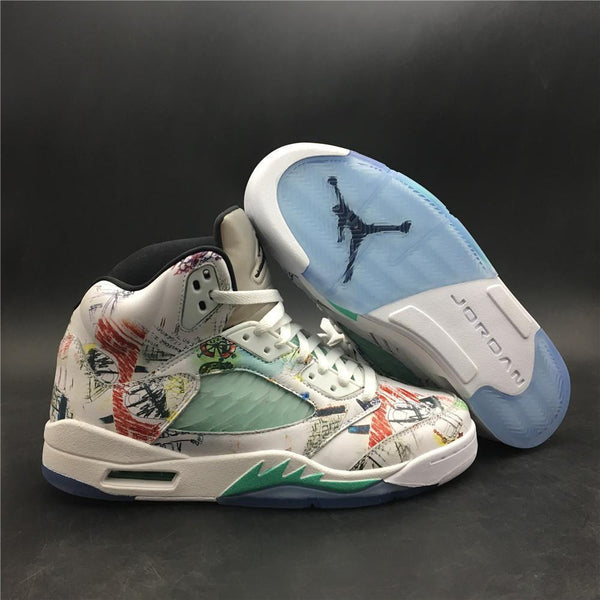 Nike Air Jordan 5 Retro Wings White Men Shoes Sale Size US 7, 8, 8.5, 9, 10, 11, 12, 13