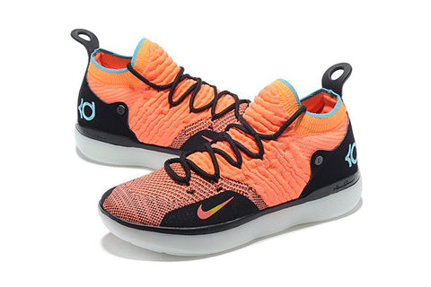 Nike Zoom KD11 Orange Black Men Shoes Sneaker Sale Size US 7,8,8.5,9.5,10,11,12