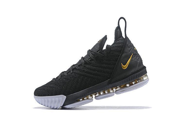 Nike Lebron XVI 16 EP Black Gold Men Shoes Sale Size US7,8,8.5,9,10,11,12