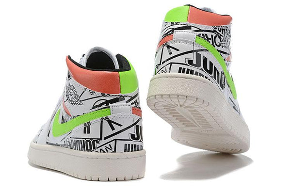 Nike Air Jordan 1 Mid SE 'Over-Print Logos' Sneaker Shoes Sale Men Size 7-12