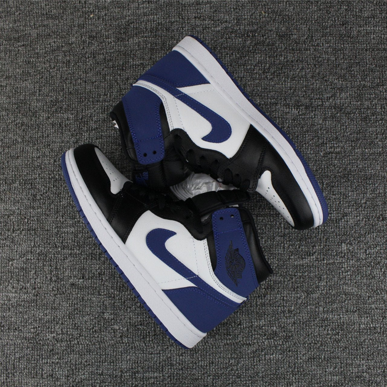 Nike Air Jordan 1 High Retro OF 6 Ring Whie Black Navy Shoes Basketball Men Size US 7 - 13