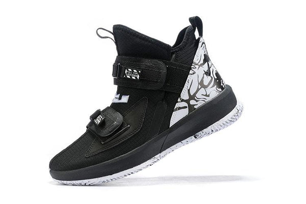 Nike Lebron Soldier XIII 13 Black Grey Men Sneaker Shoes Sale Size US7,8,8.5,9,10,11,12