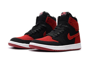 Nike Air Jordan 1 High Retro Flyknit Red Shoes Basketball Men Size US 7 - 13