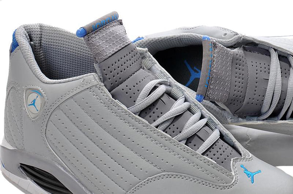 Nike Air Jordan 14 Retro Grey Blue Sneaker Shoes Sale Men Size 7-13