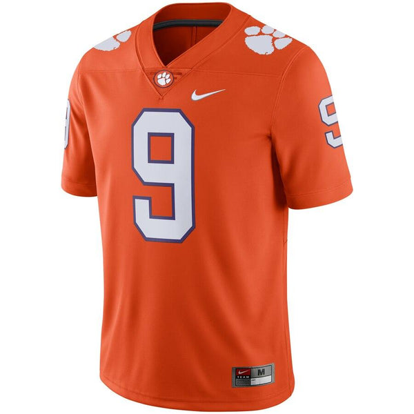 #9 Clemson Tigers Team Color Limited Football Jersey – Orange 2019
