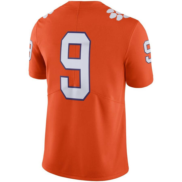 #9 Clemson Tigers Team Color Limited Football Jersey – Orange 2019