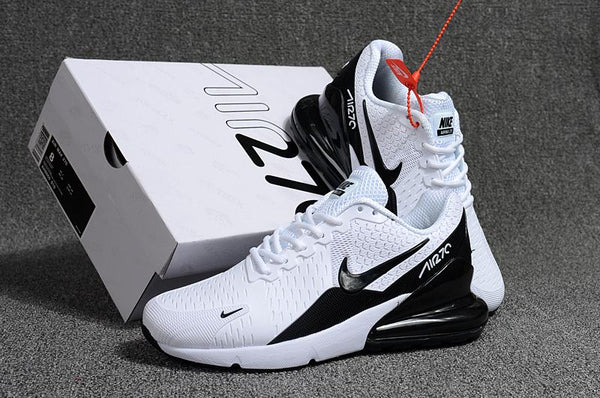 Nike Air Max 270 Black White Sneaker Shoes Sale Men Women Size 5.5 - 11