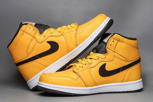 Nike Air Jordan 1 Mid 'University Gold' Sneaker Shoes Sale Men Size 7-12